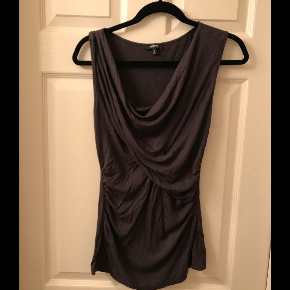 Express women’s shirt size M dark grey